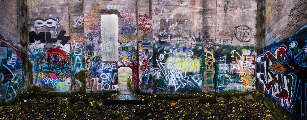 Fuel_Bunker-South_Wall.jpg - Fuel Bunker, Vernonia, Oregon