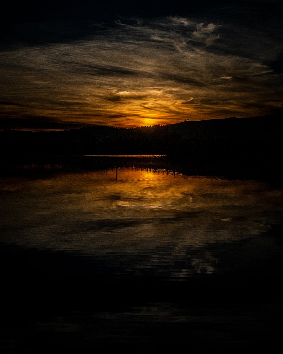 D85_4481.jpg - Sunset, Fernhill Wetlands