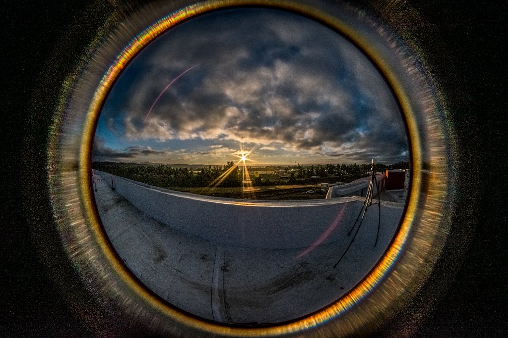 FUJI5615.jpg - Fisheye Sunrise at ilani Casino